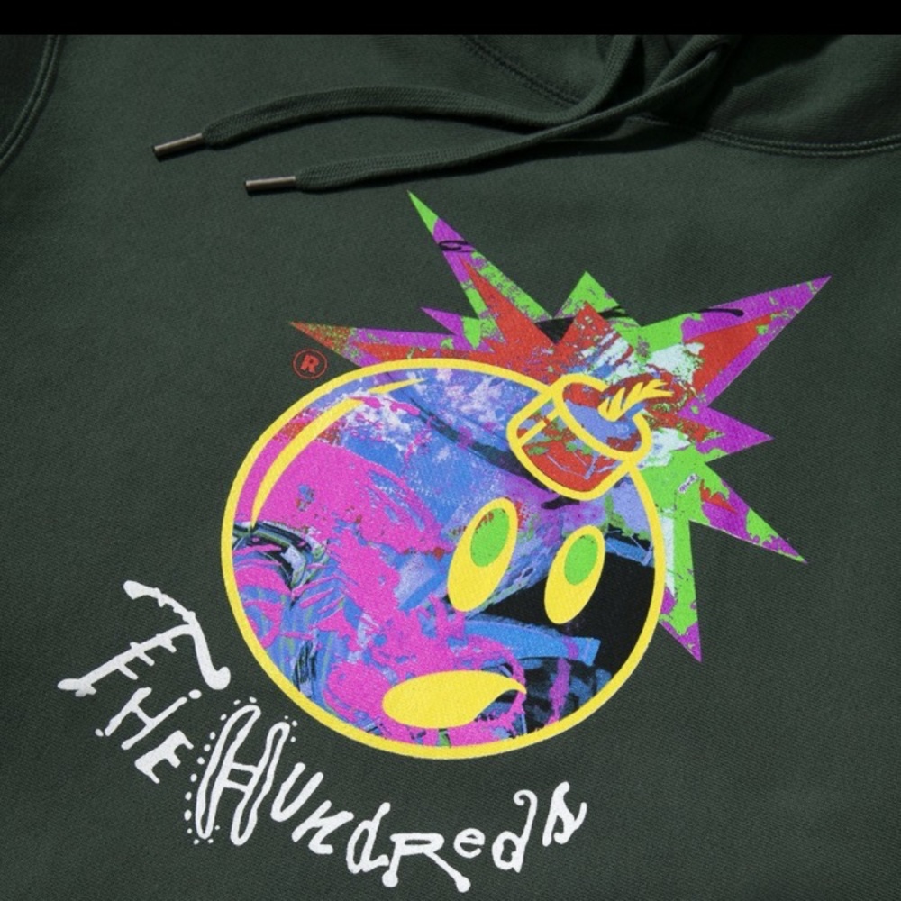 NWT The Hundreds Adam Bomb 90s Fleece Pullover